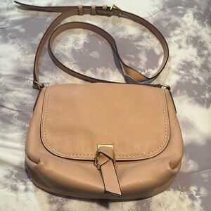 Vera Bradley blush leather crossbody